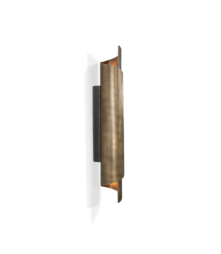 Настенный светильник Aged Brass