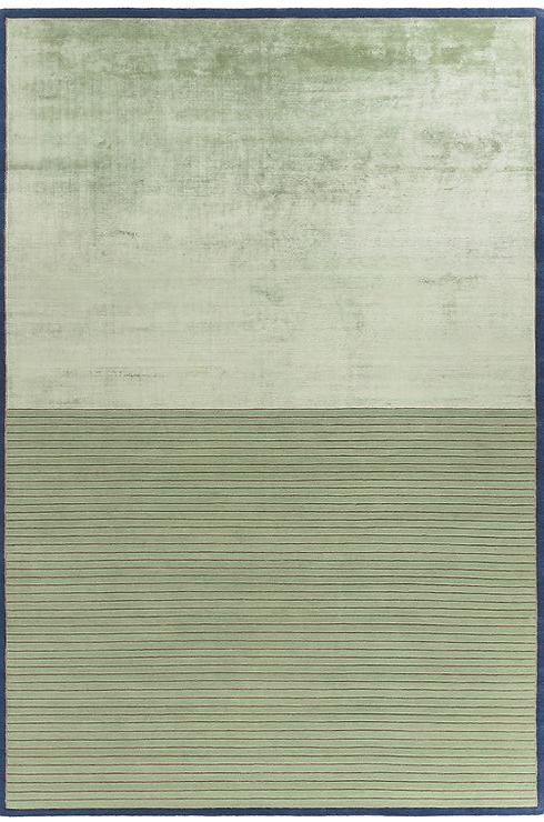 Ковер узелковый ручной работы Green Striped