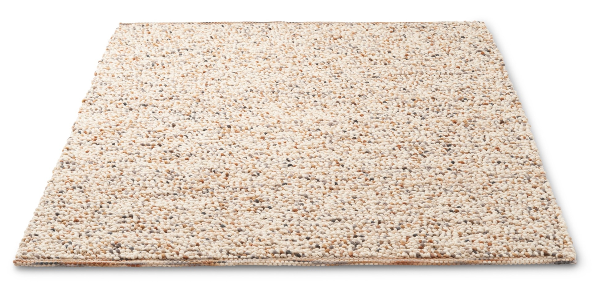 Шерстяной тканый ковер Pebble Naturel Sand