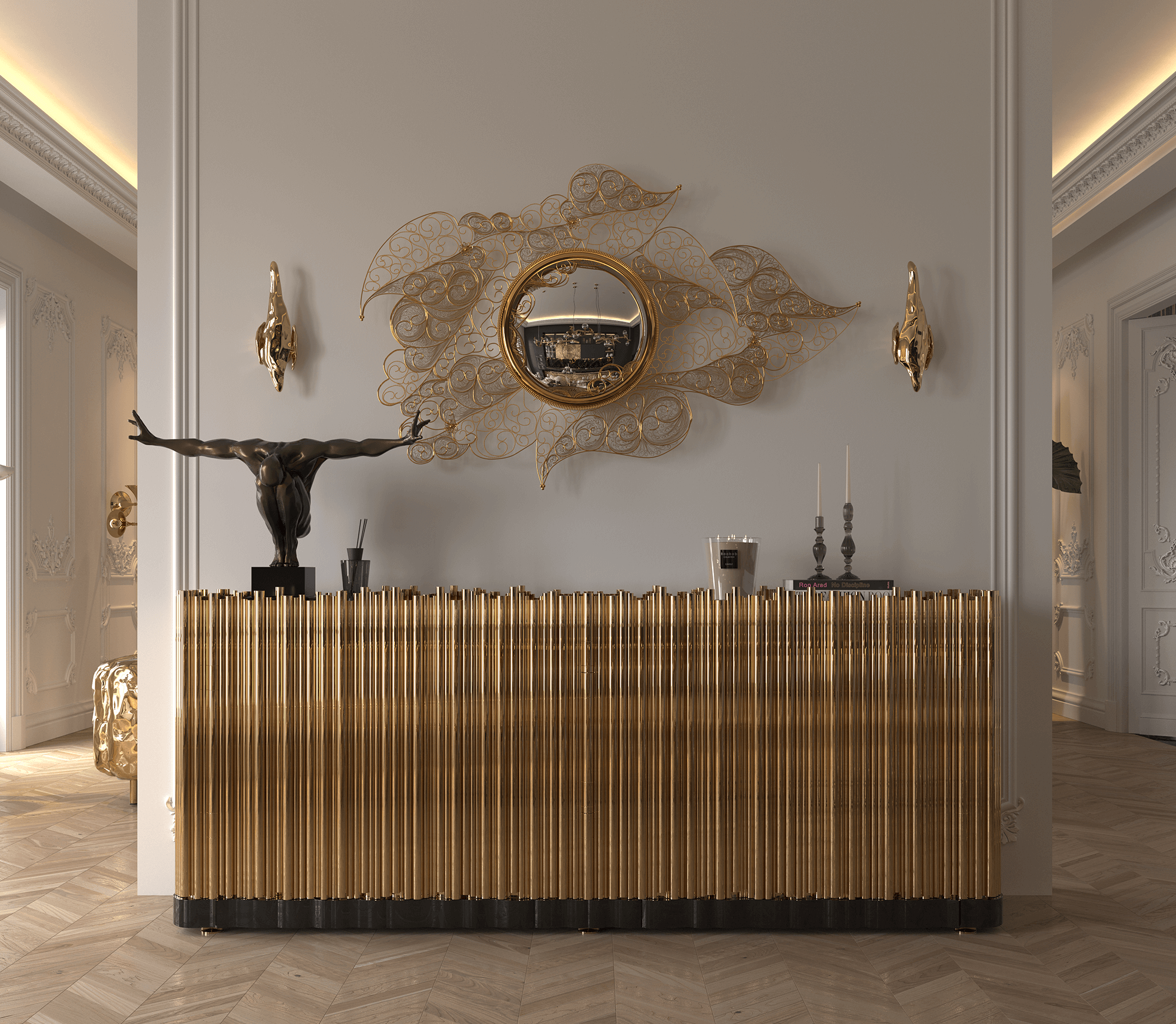 Настенный бра Solar Flare Sconce