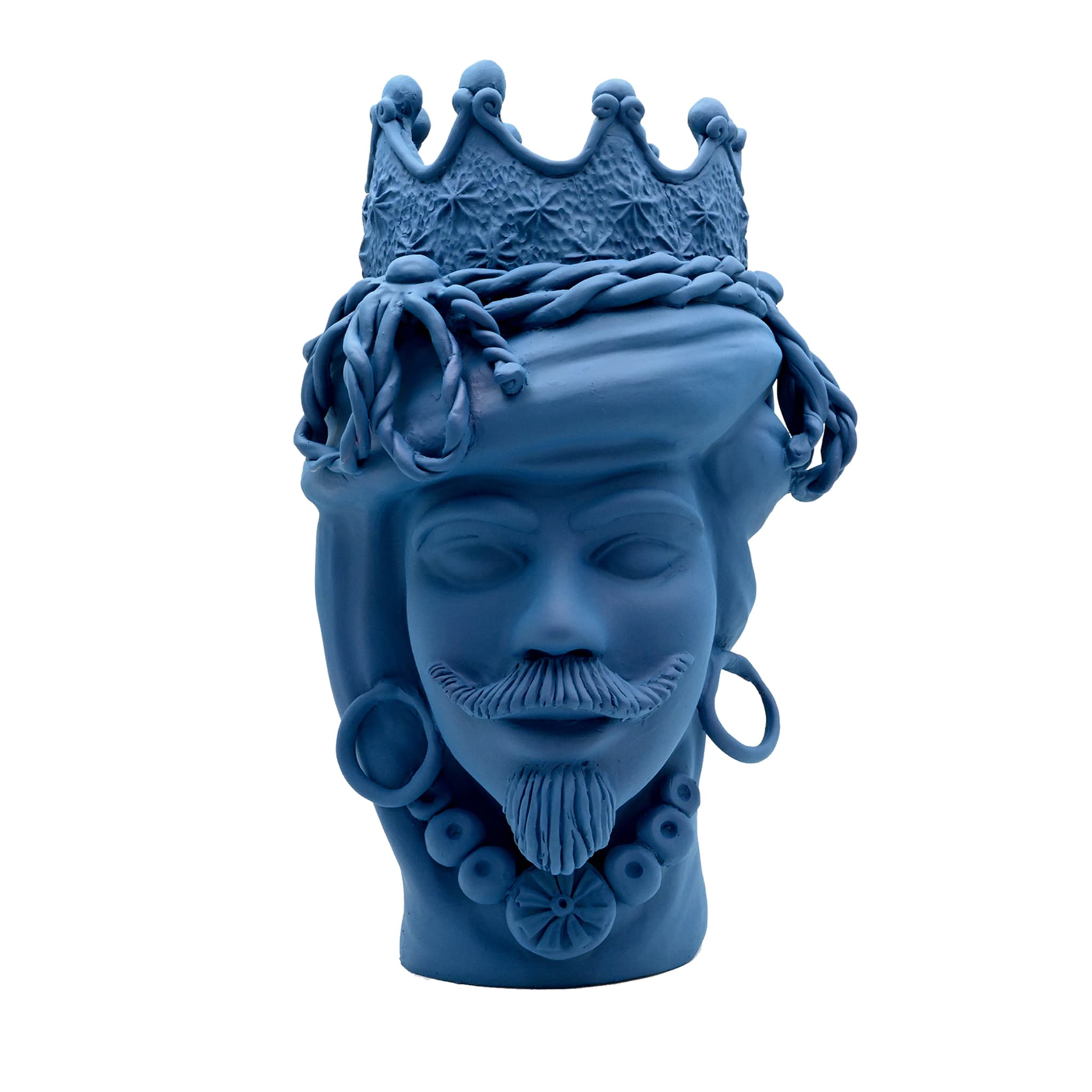 Синя скульптура Moor's Head