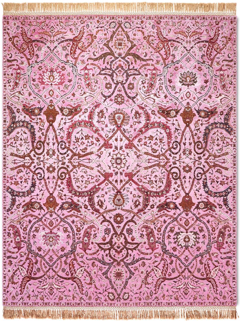 Елітний килим ручної роботи Heriz Pink