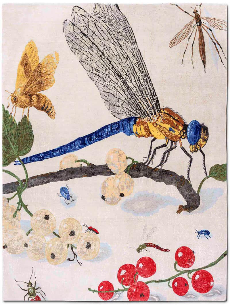 Ексклюзивний килим ручної роботи Dragonfly