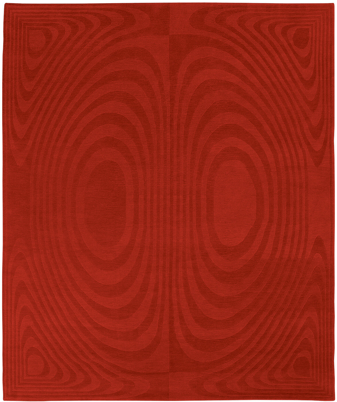 Килим Op Art Red