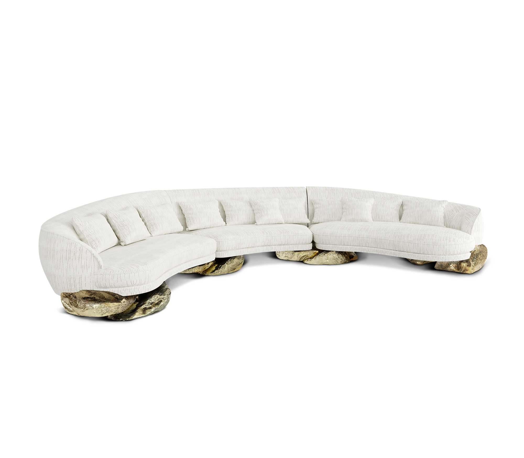 Диван Angora White Curved