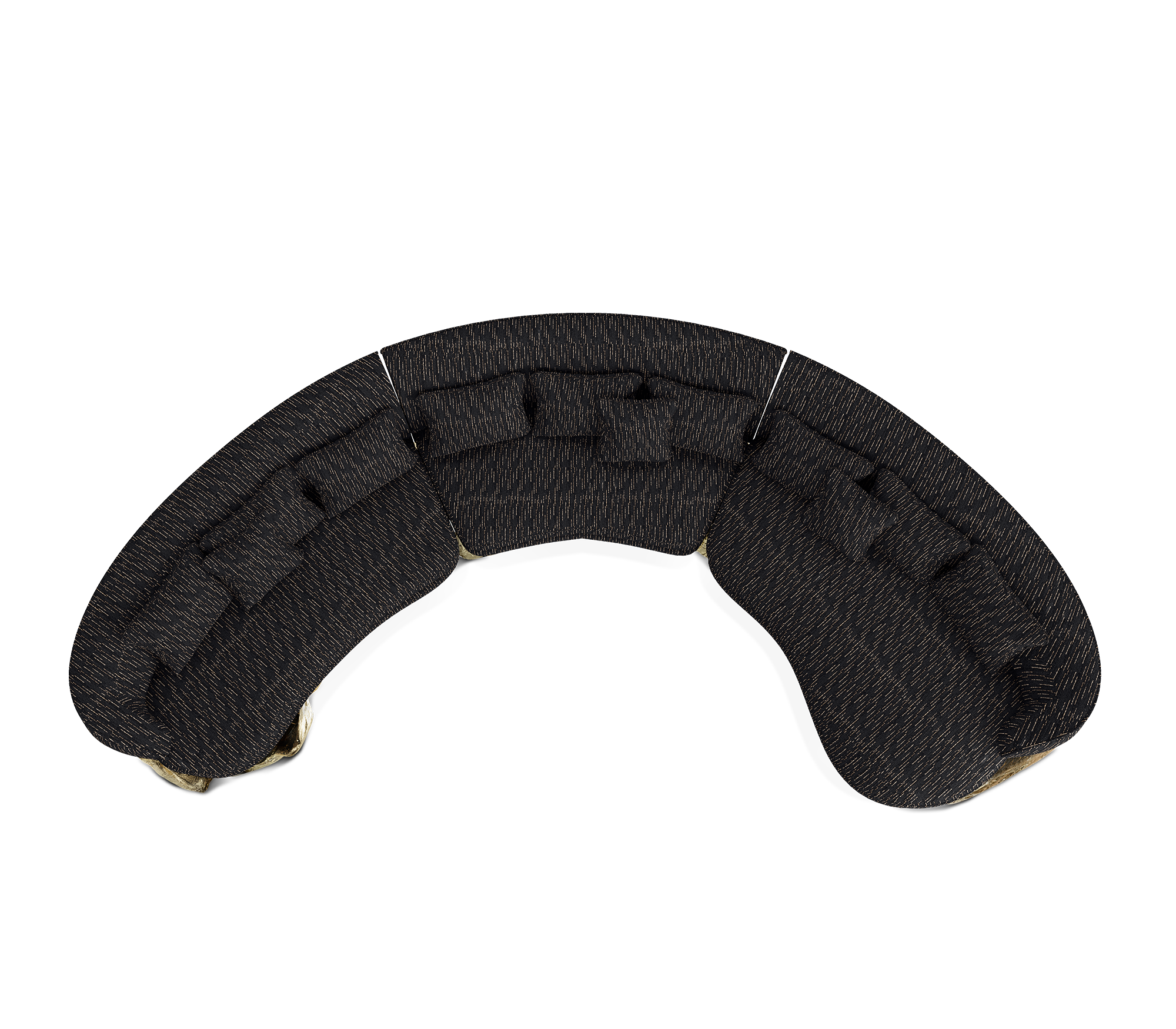 Диван Angora Black Curved
