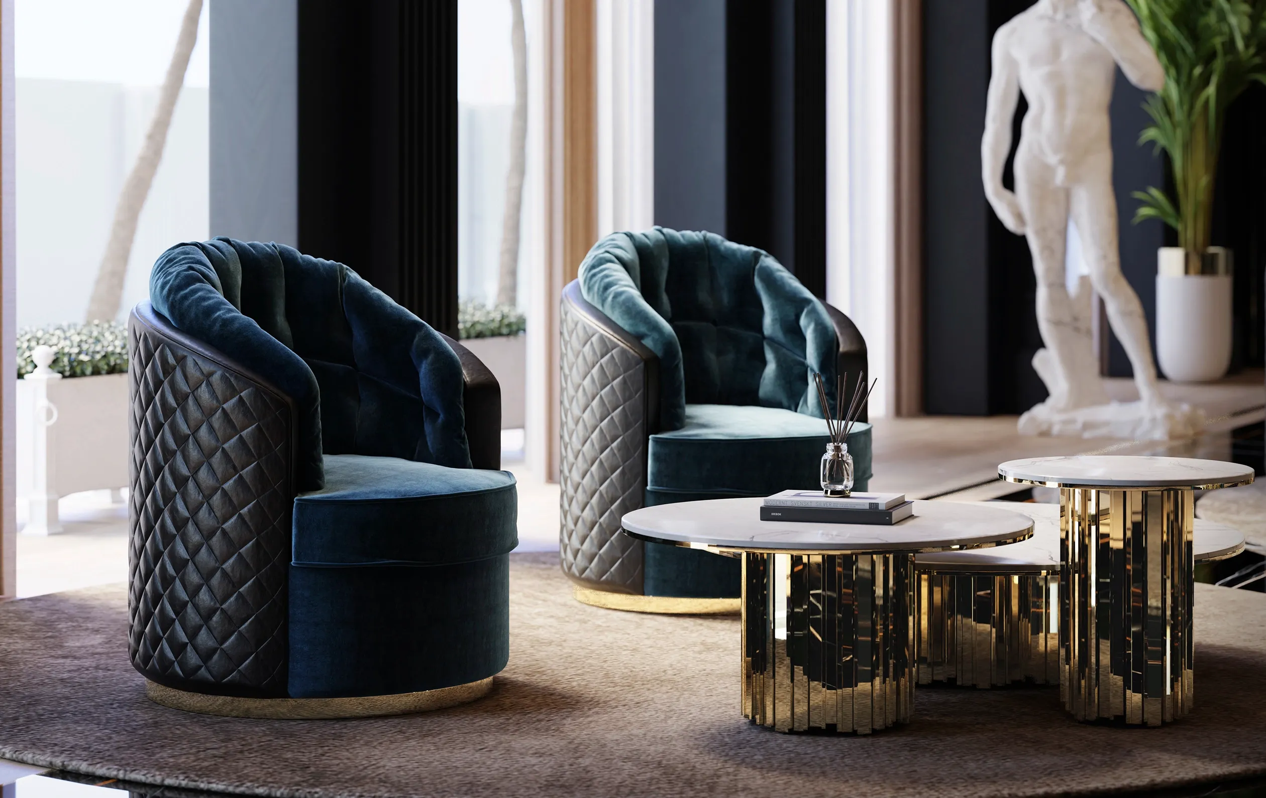 Поворотне крісло Luxe - 3