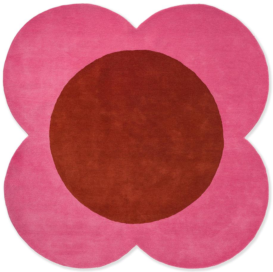 Килим Flower Spot Pink/Red 158400 | Розмір: Ø 150 см