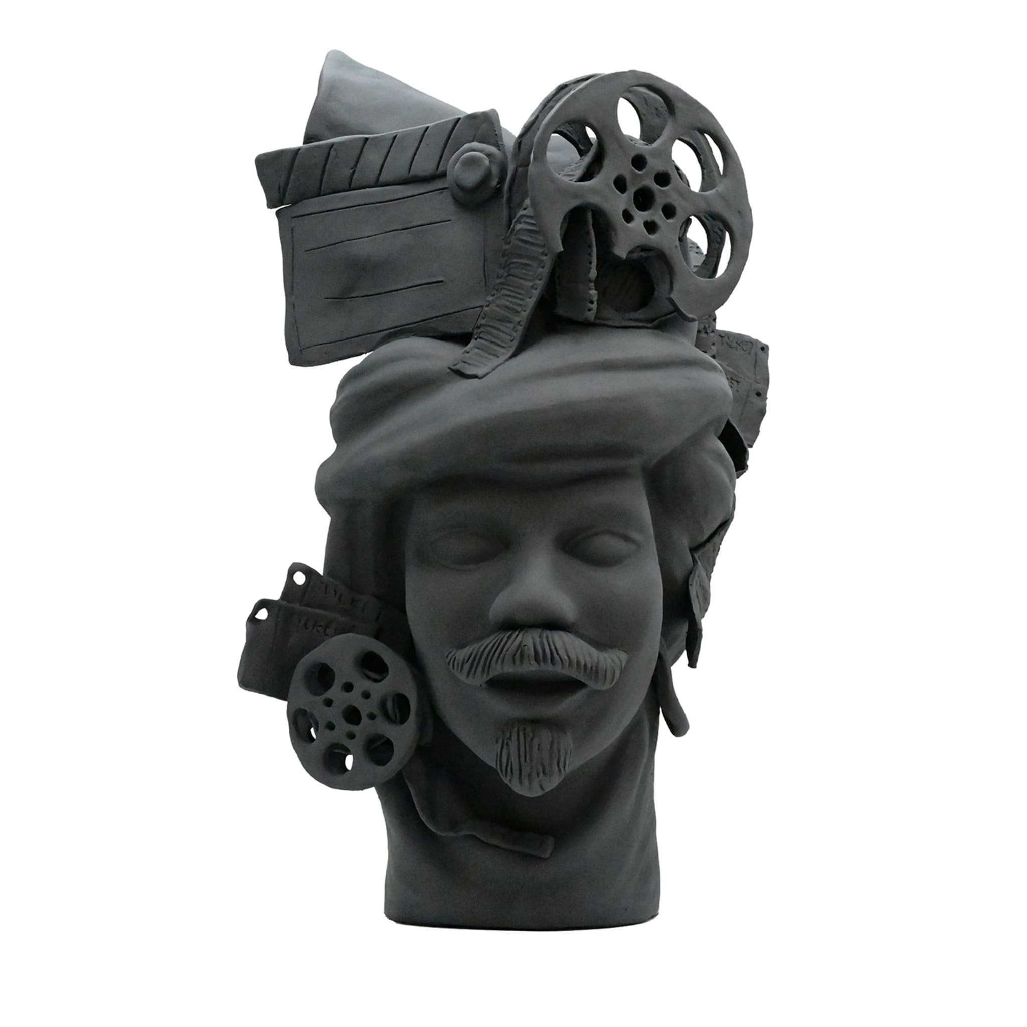 Серая матовая скульптура Moor's Head