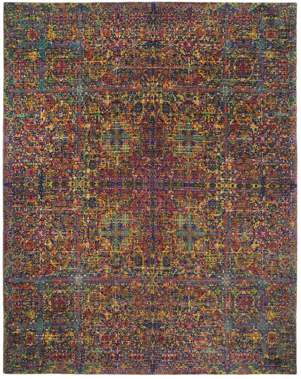Круглий килим італійський ручної роботи Ali