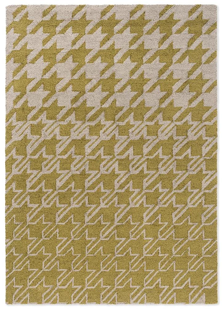 Вуличний килим TB Houndstooth Mustard 455706 | Розмір: 250 x 350 см