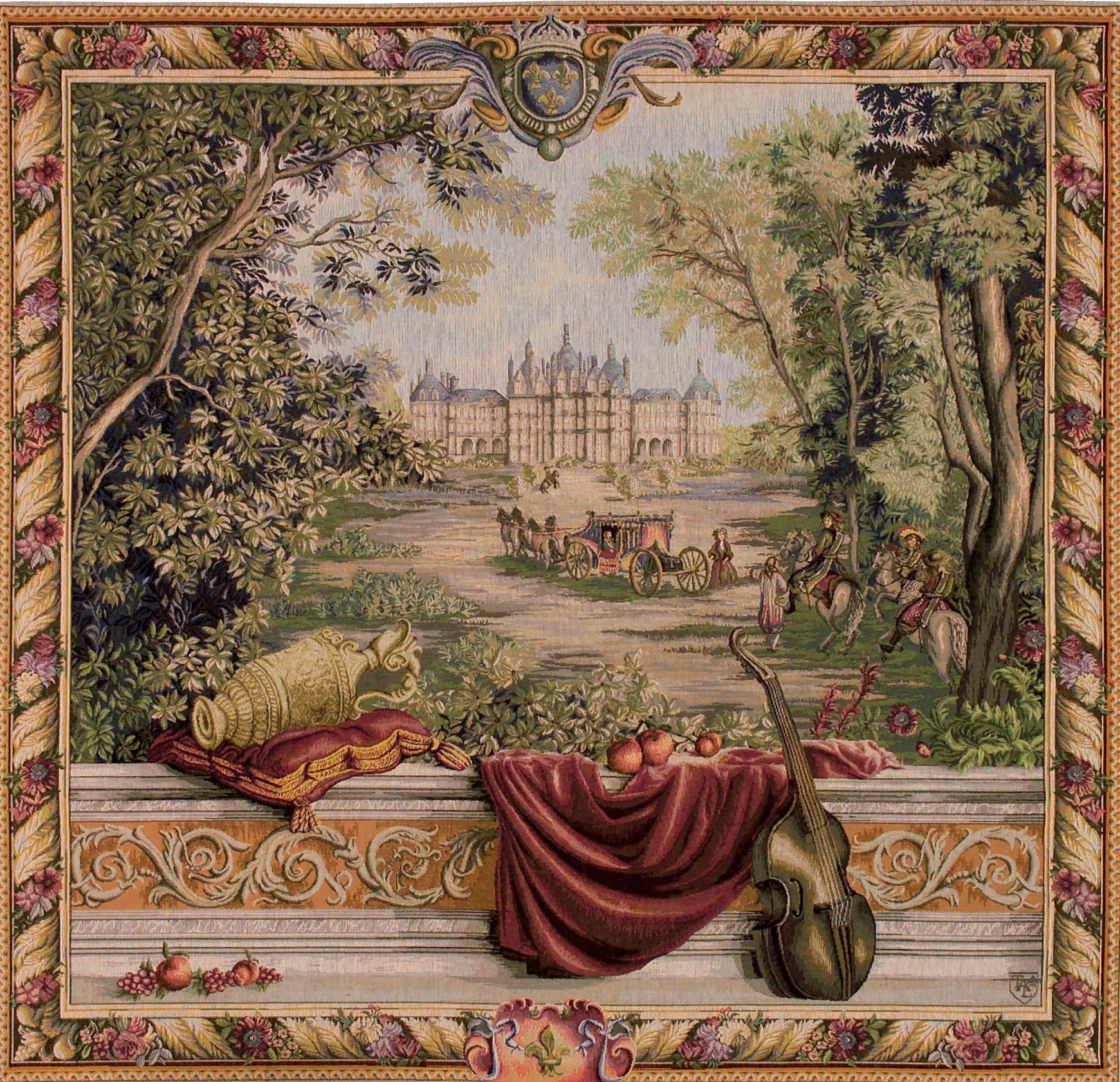 Гобелен Greenery at the Castle (Square)