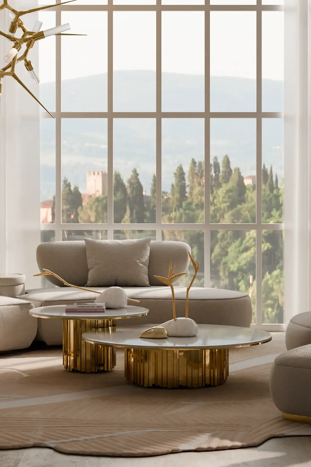 Набір трьох кавових столиків Imperial