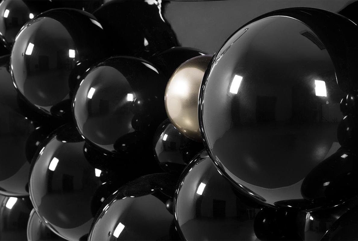 Дизайнерская ванна Gravity Black / Gold