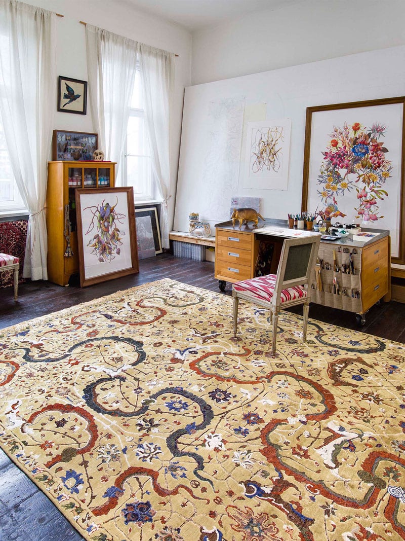 Елітний килим Tabriz Yellow