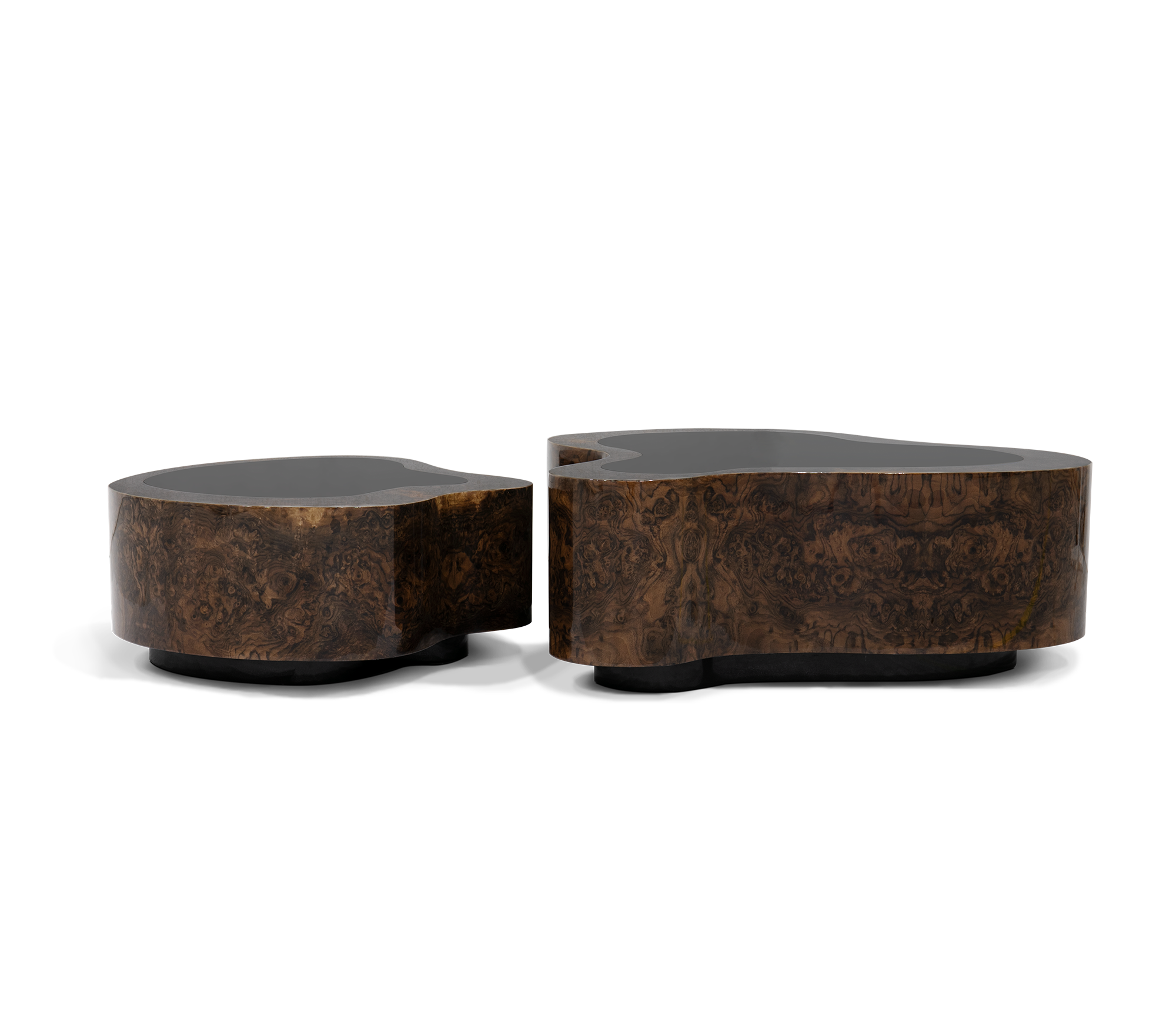 Журнальний столик Crest Walnut Set | Конфігурація: Big