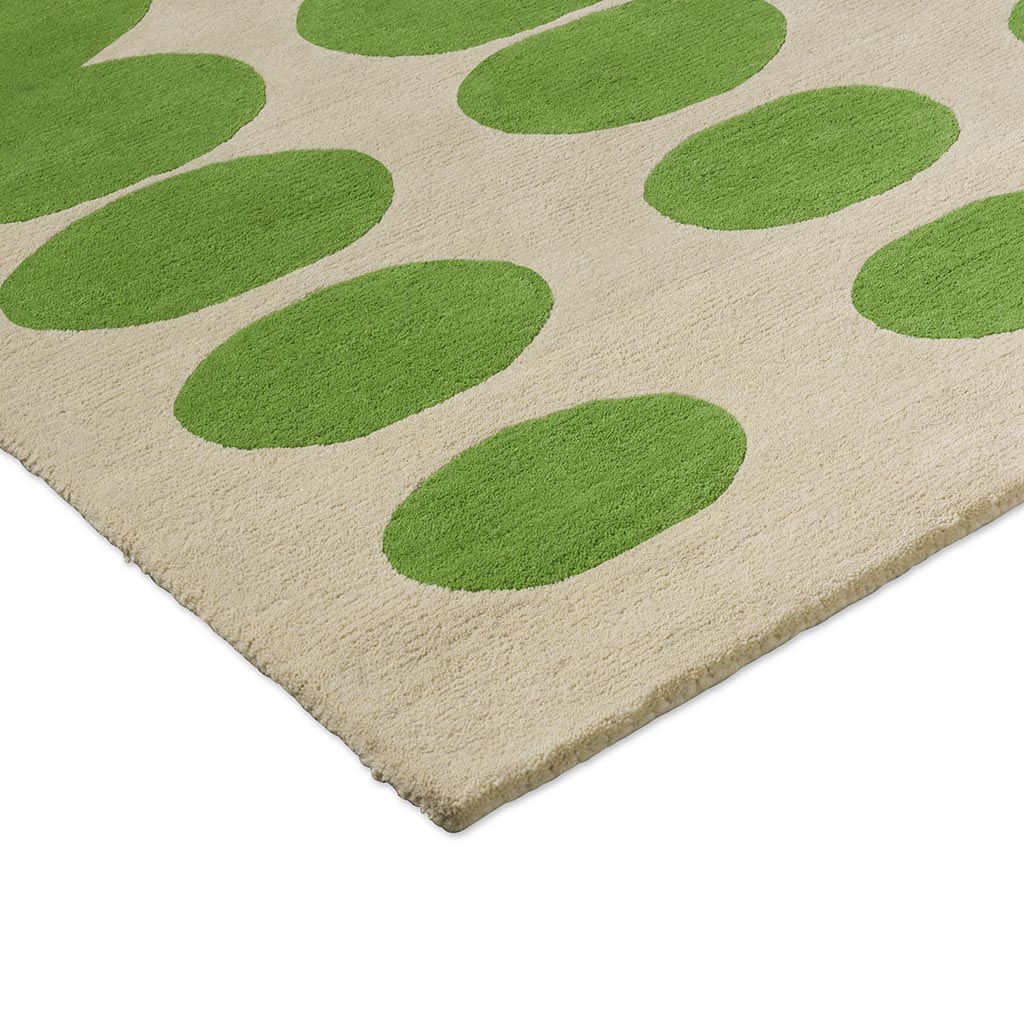 Ковёр Optical Oval Green/Cream | Размер: 120 × 180 см