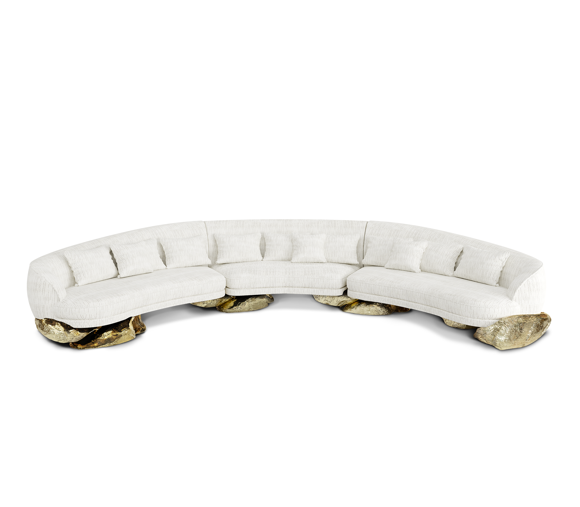 Диван Angora White Curved