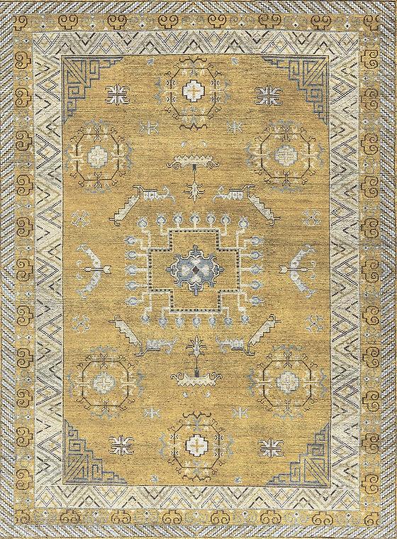 Ковер из шерсти Khotan Yellow