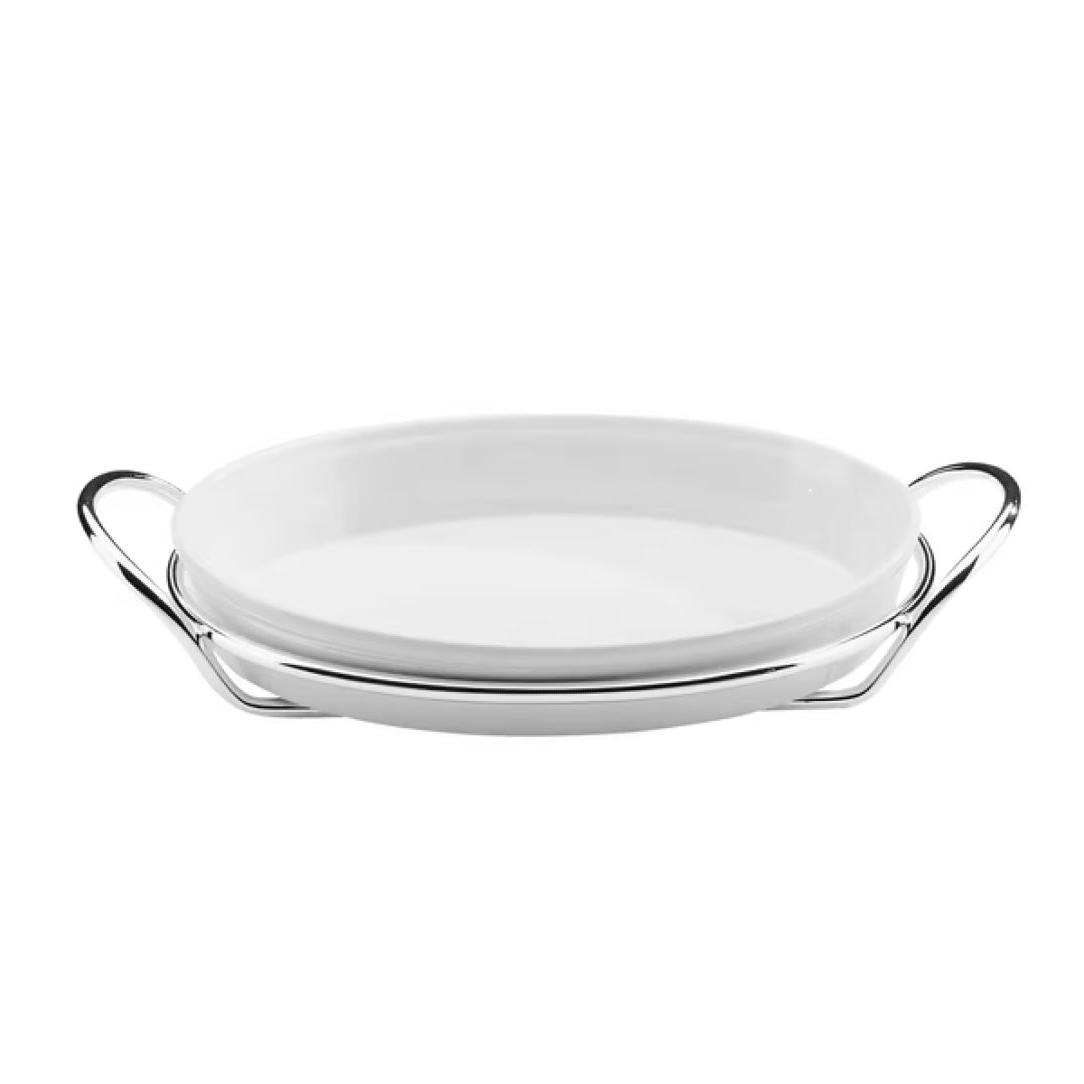 Серебряный овальный поднос Grand Gourmet | Размер: 39 × 65 Серебряный овальный поднос Grand Gourmet | Размер: 39 × 65