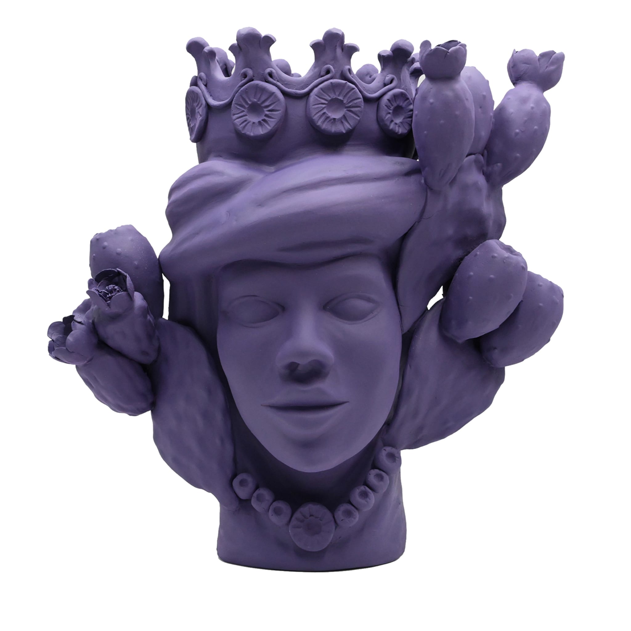 Фиолетовая скульптура Moor's Head