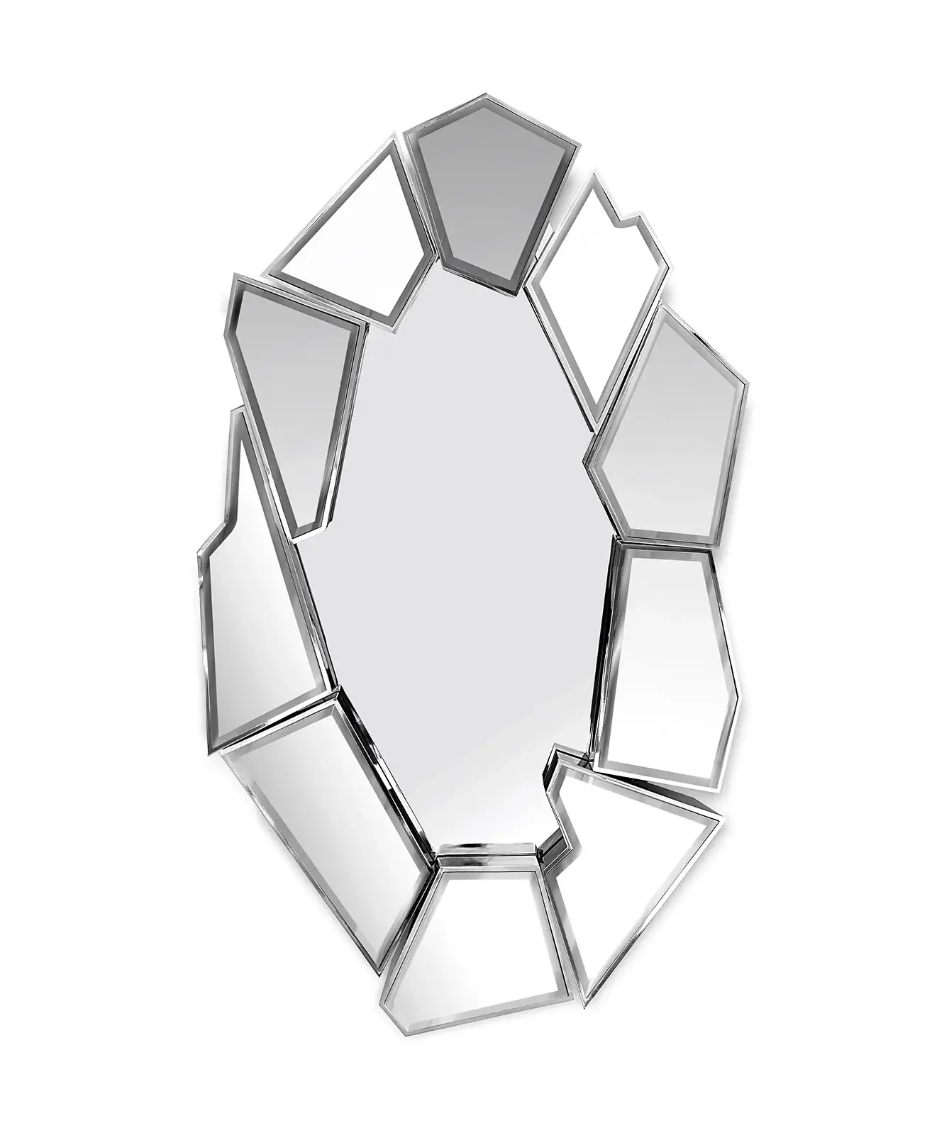 Зеркало серебрянного цвета Shatter