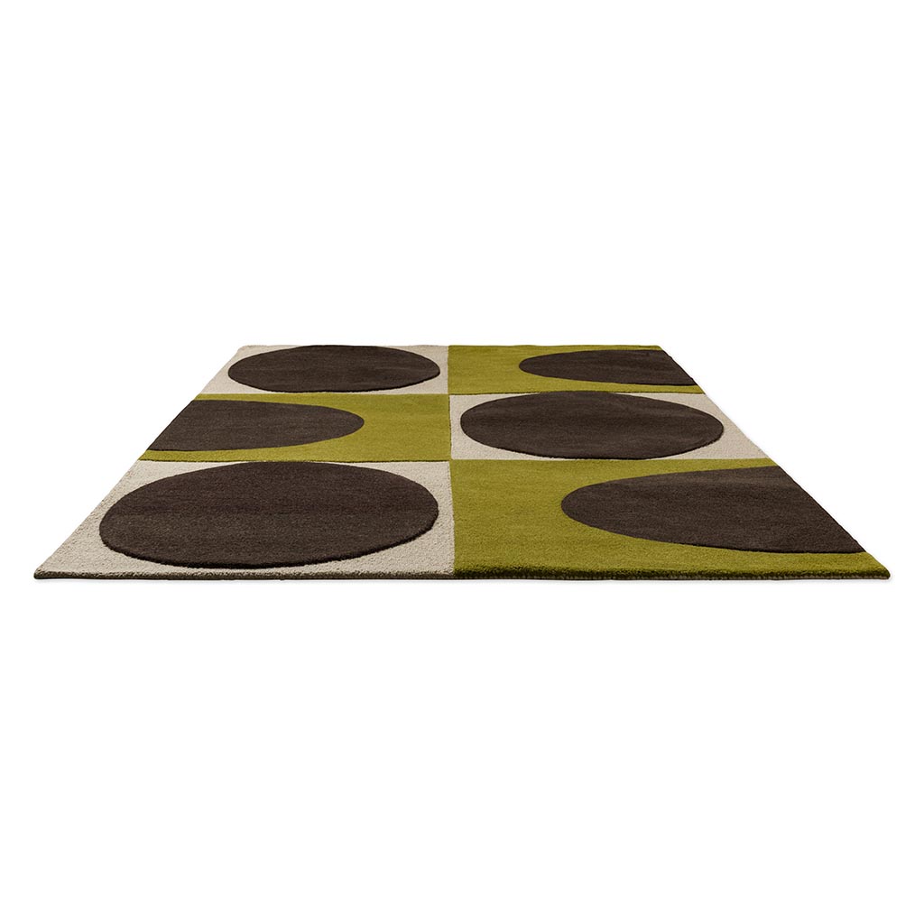 Килим Spot Square Walnut/Lichen