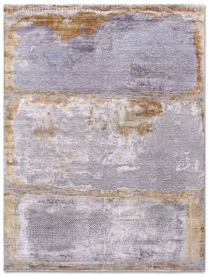 Роскошный ковер ручной работы Silver White Grey | Размер: 305 x 427 см