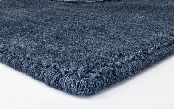 Ковер индийский из шерсти и вискозы Border Powder Blue | Размер: 200 × 300 см