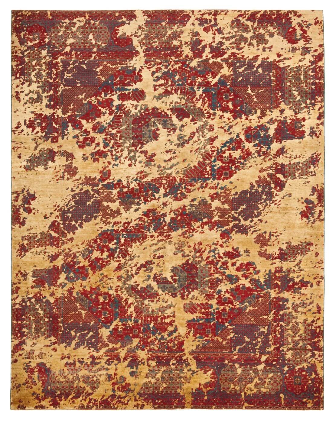 Ковер эксклюзивный Mamluk Knightsbridge Double Sky Red Gold Silk