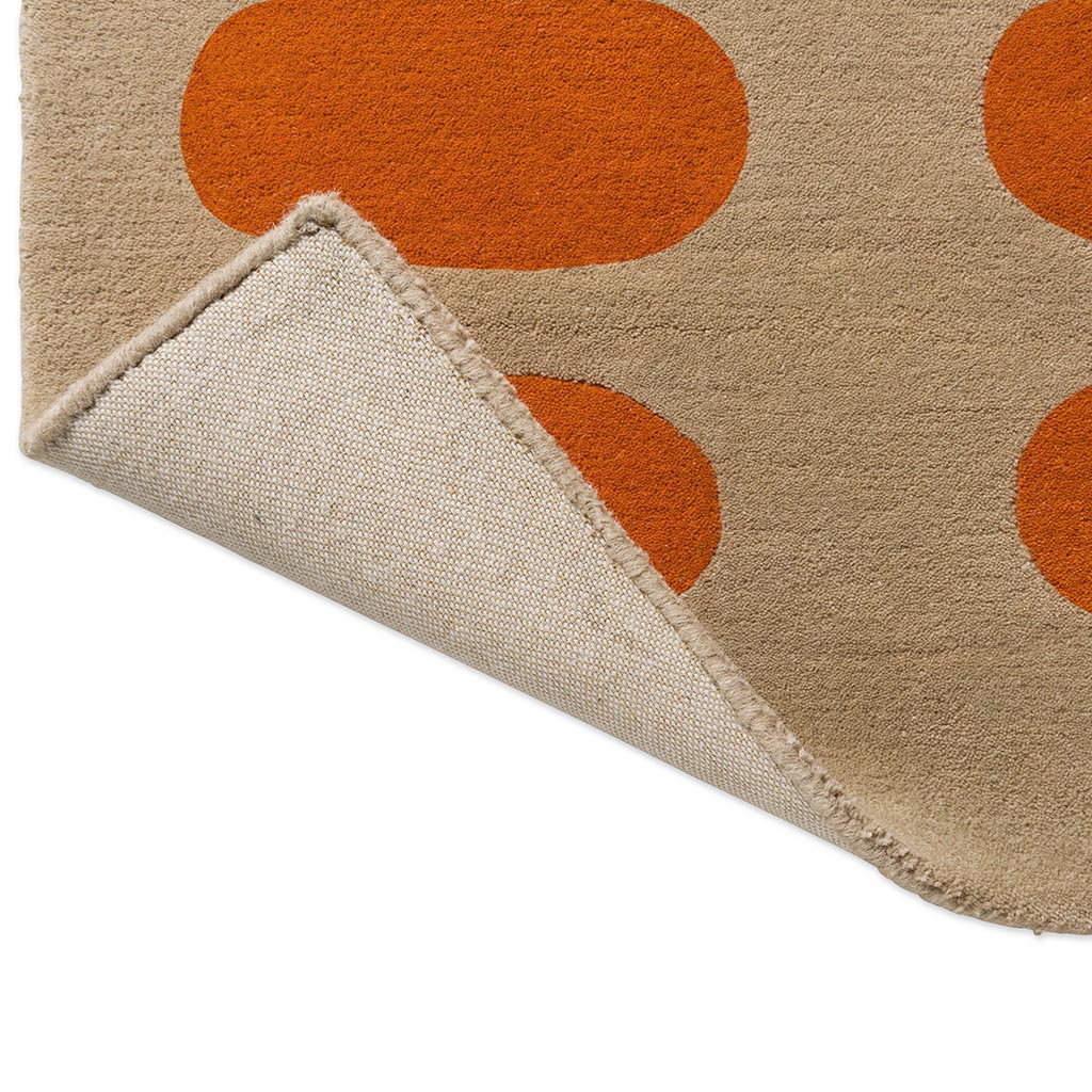 Ковёр Optical Oval Orange/Sand