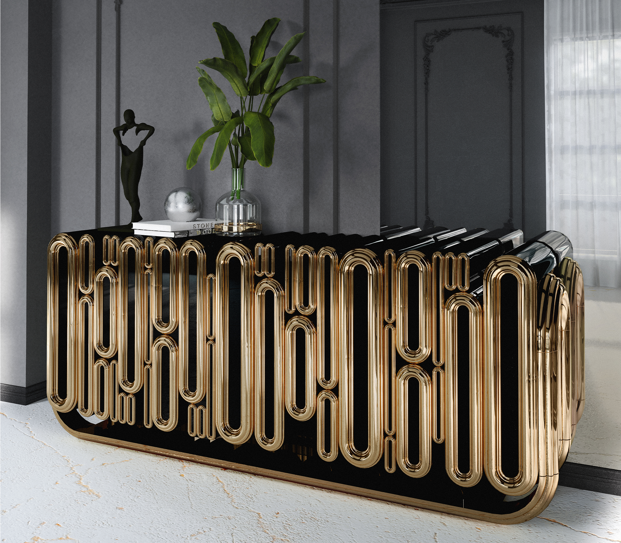 Тумба Ellipse Gold
