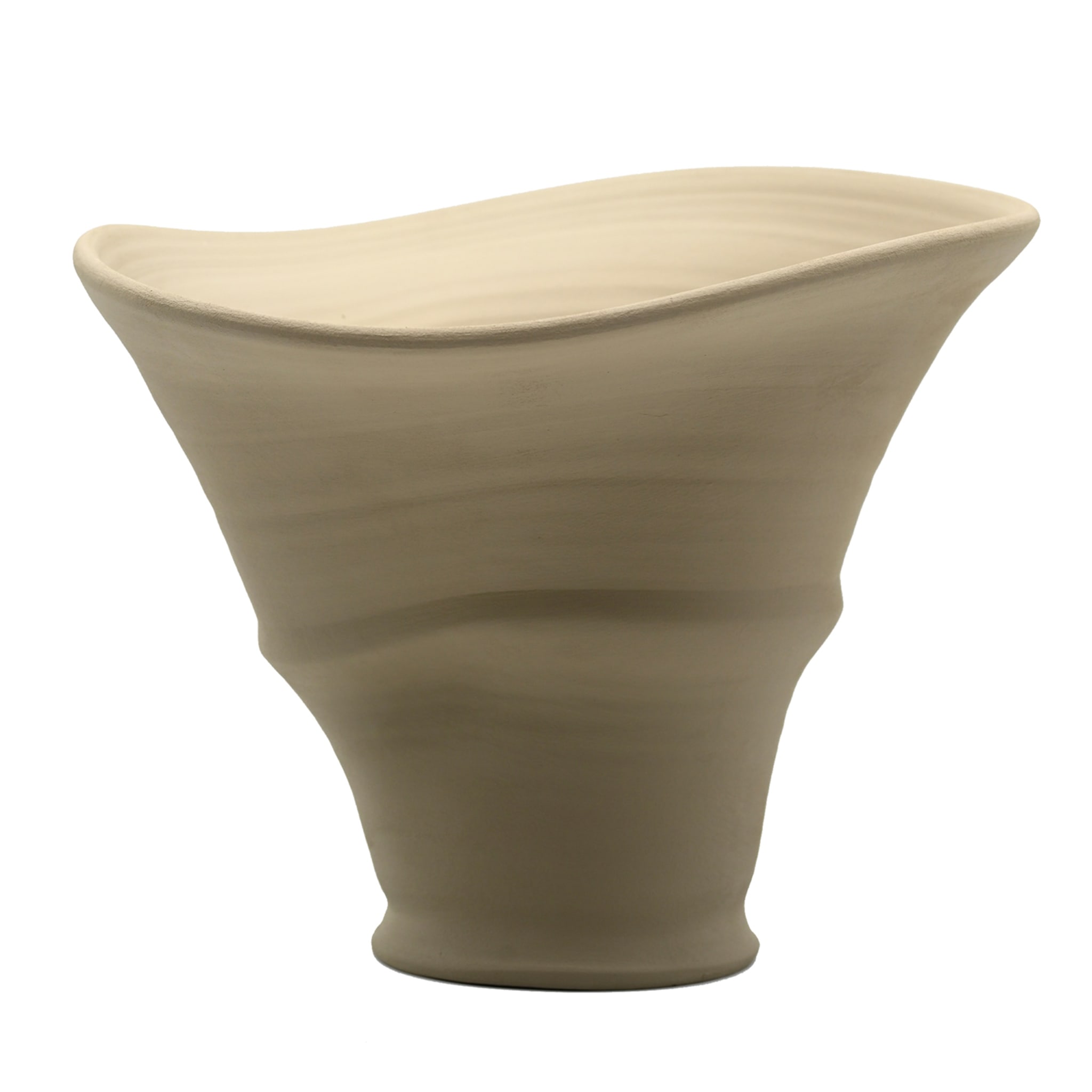 Бежевая дизайнерская ваза Beige