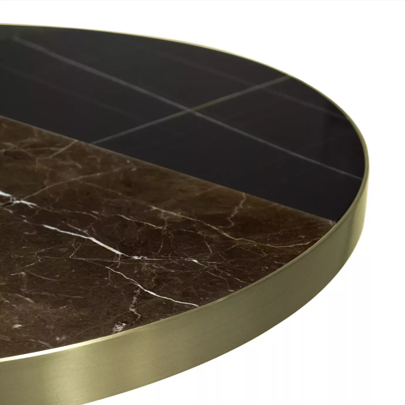 Обеденный стол Decovita Black & Gold Granite