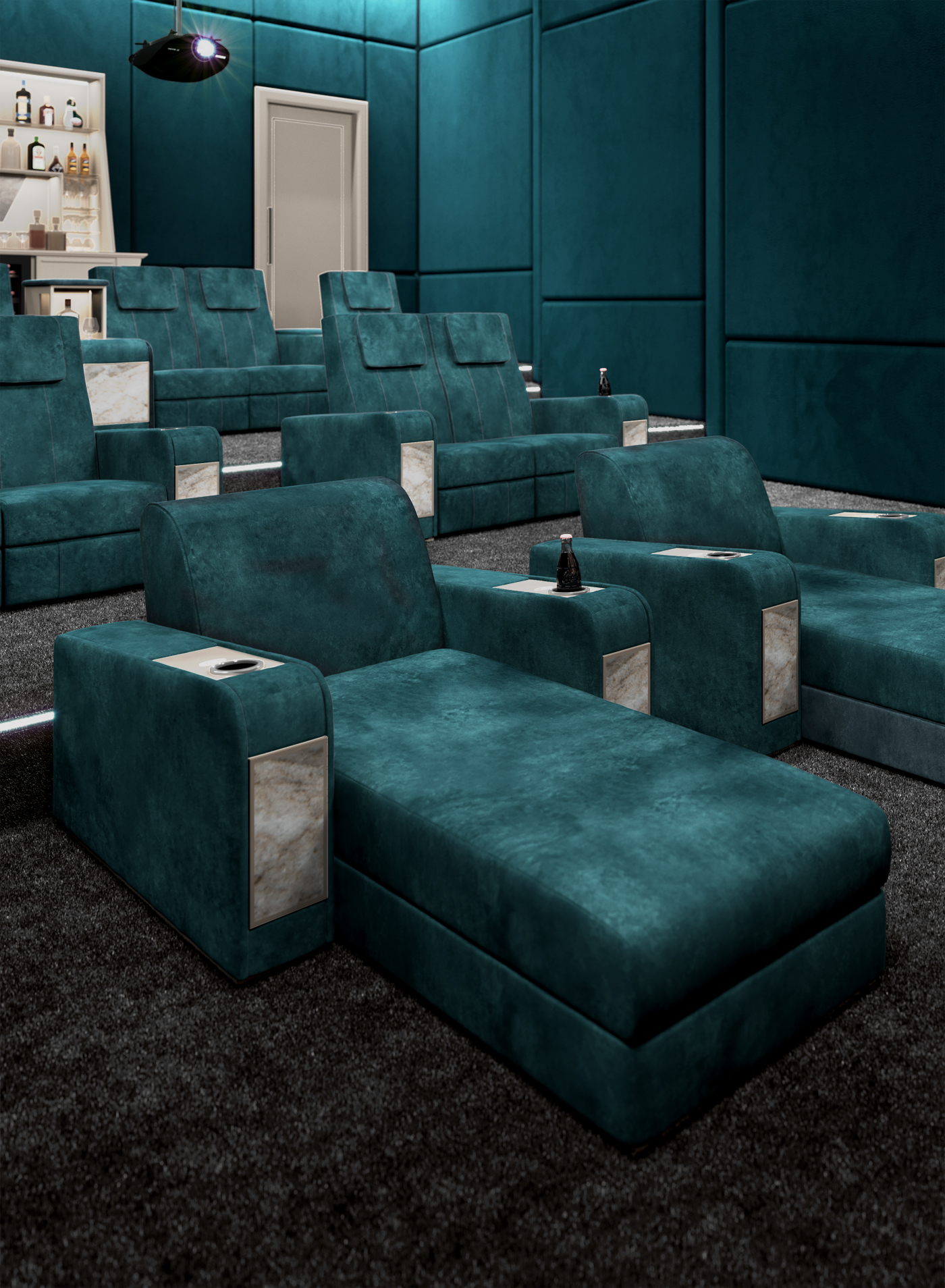 Крісло з реклайнером для домашнього кінотеатру Comfort - 4