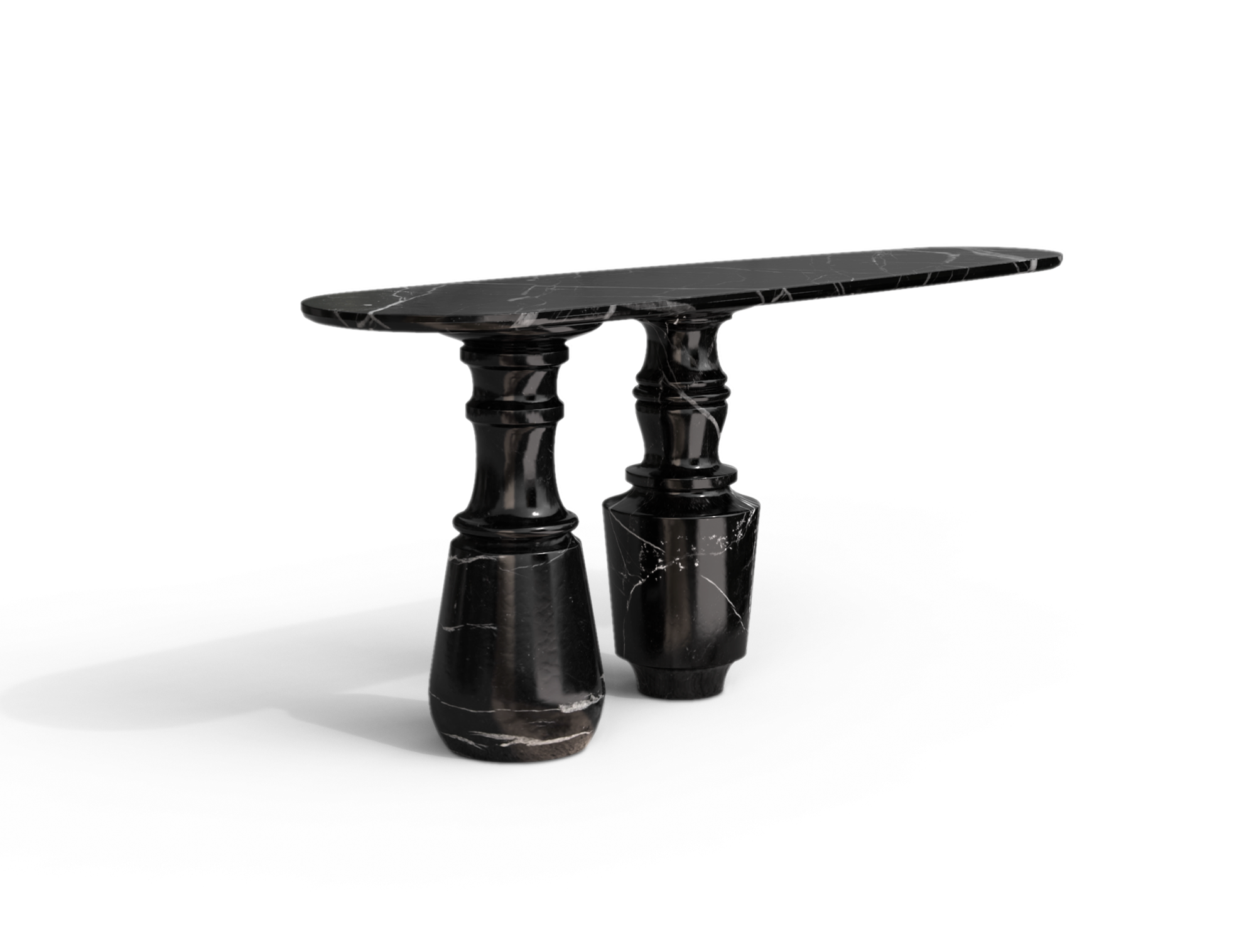 Консоль Obsidian Nero Marquina