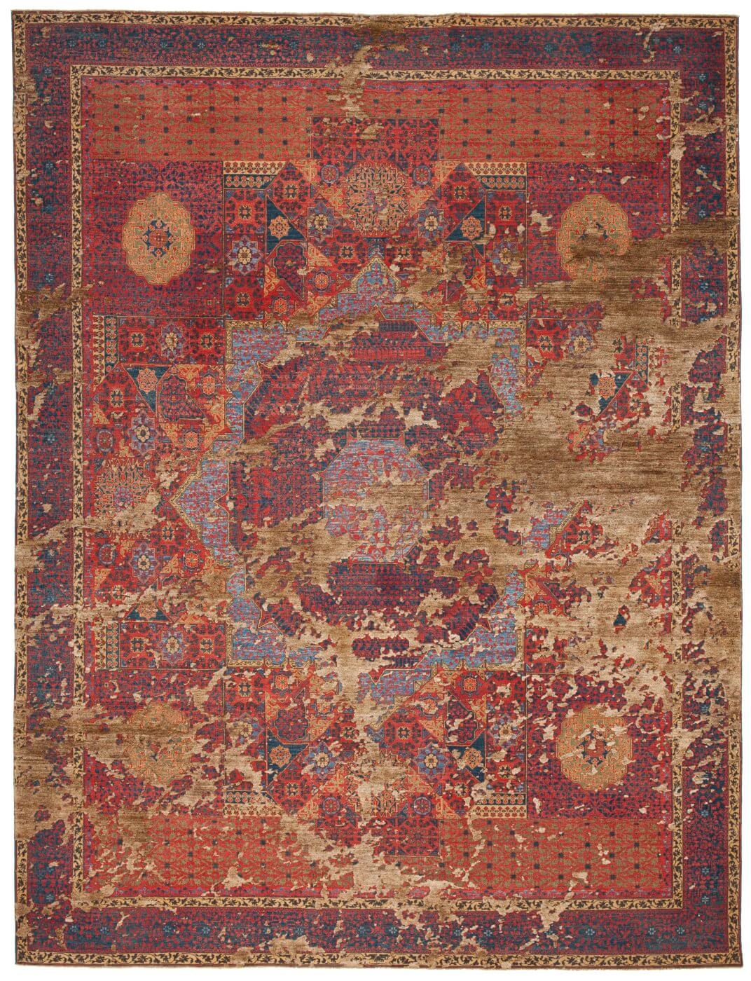 Ковер эксклюзивный Mamluk Columbus Sky Red Brown Silk