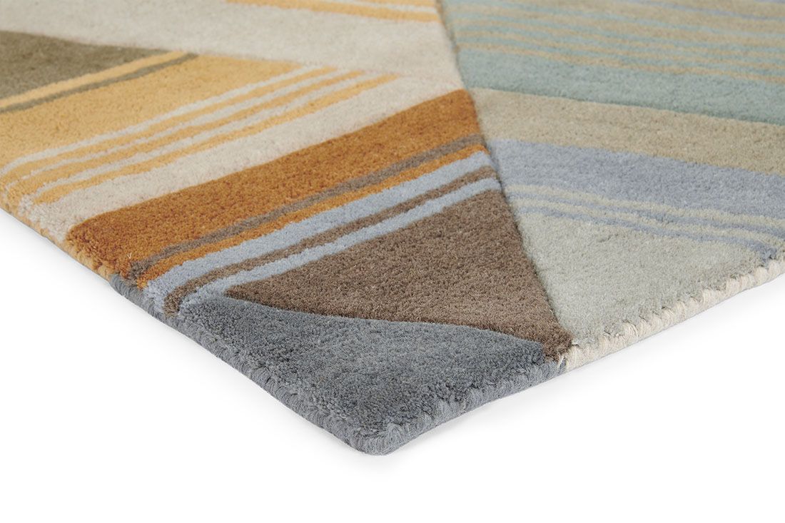 Сучасний килим ручної роботи Arccos Ochre