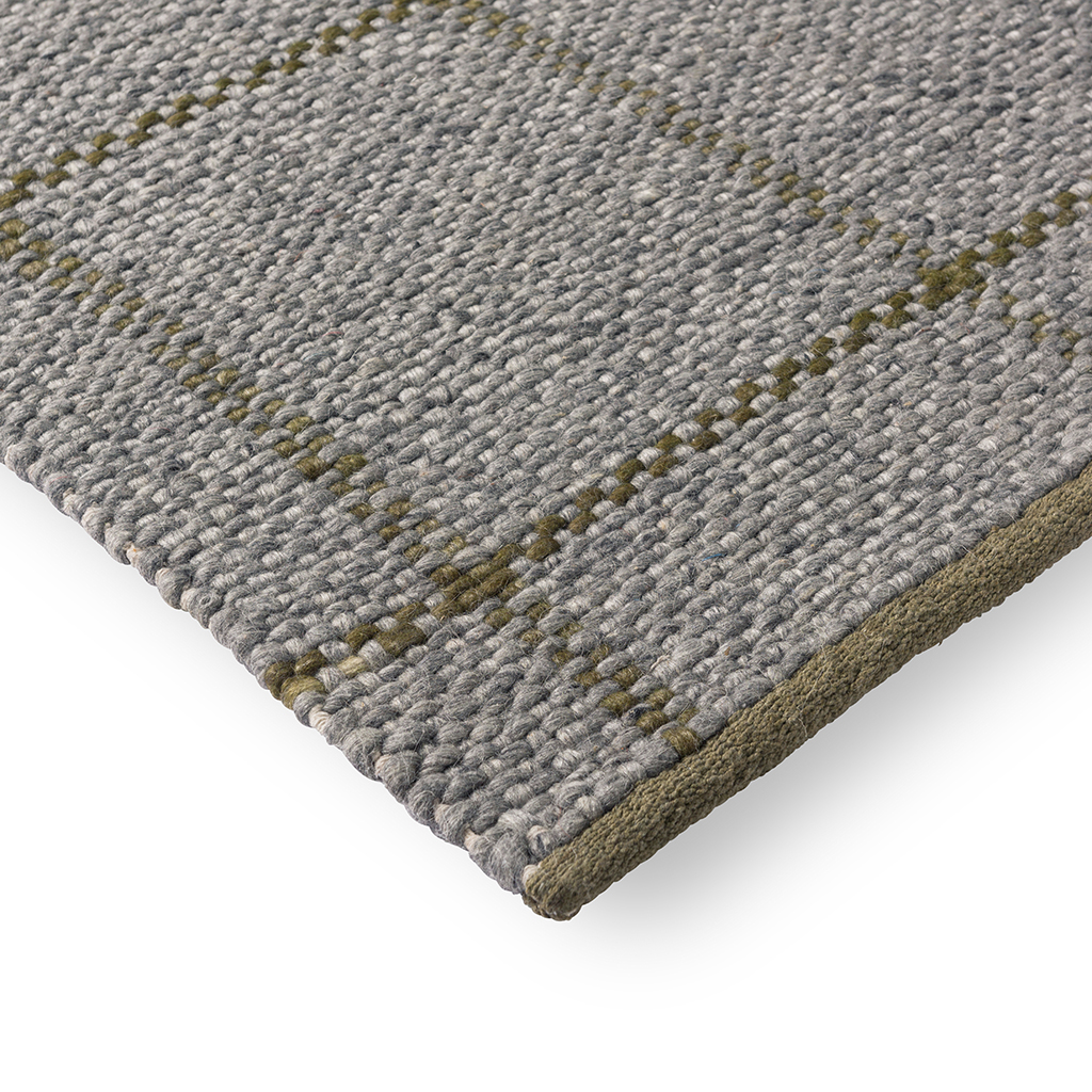 Килим Artisan Texture Check Slate/Oli | Розмір: 140 x 200 см