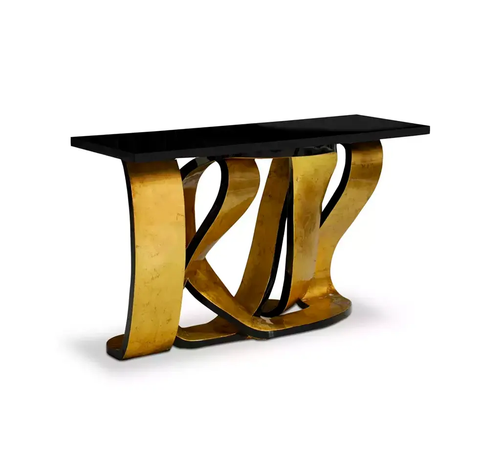 Консоль Ribbon Gold Leaf