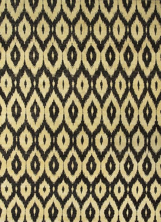 Килим з шерсті Ikat Yellow