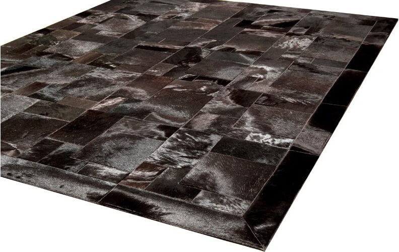 Килим з натуральної шкіри Puzzle ☞ Розмір: 180 x 300 см