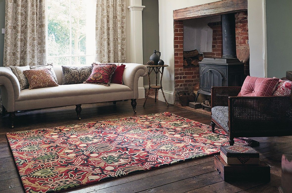 Килим Granada Red/Black ☞ Розмір: 250 x 350 см
