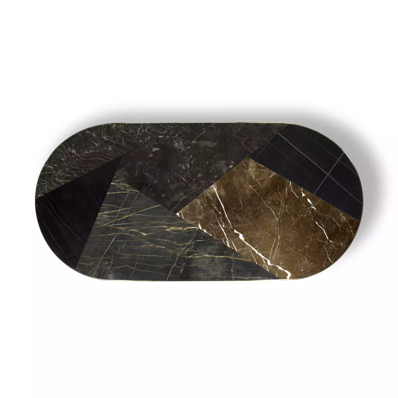 Обеденный стол Decovita Black & Gold Granite