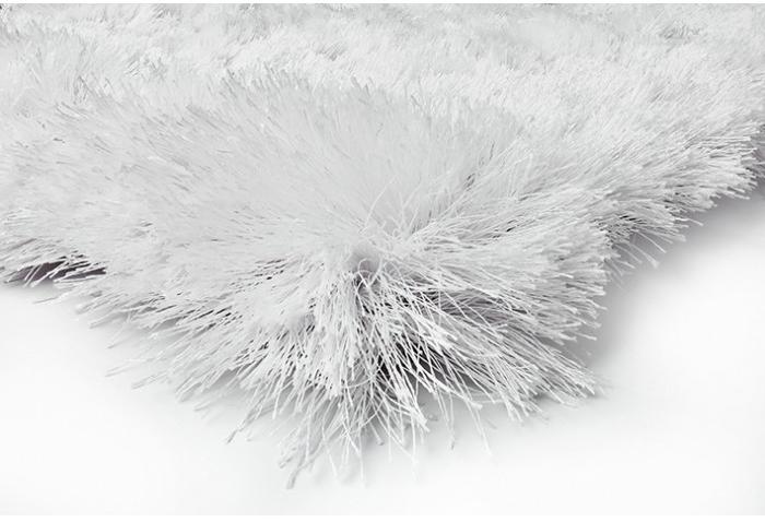 Килим ворсистий білий Aster ☞ Розмір: 80 x 140 см
