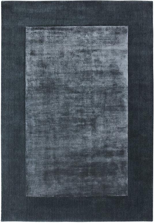 Ковер индийский из шерсти и вискозы Border Powder Blue | Размер: 200 × 300 см