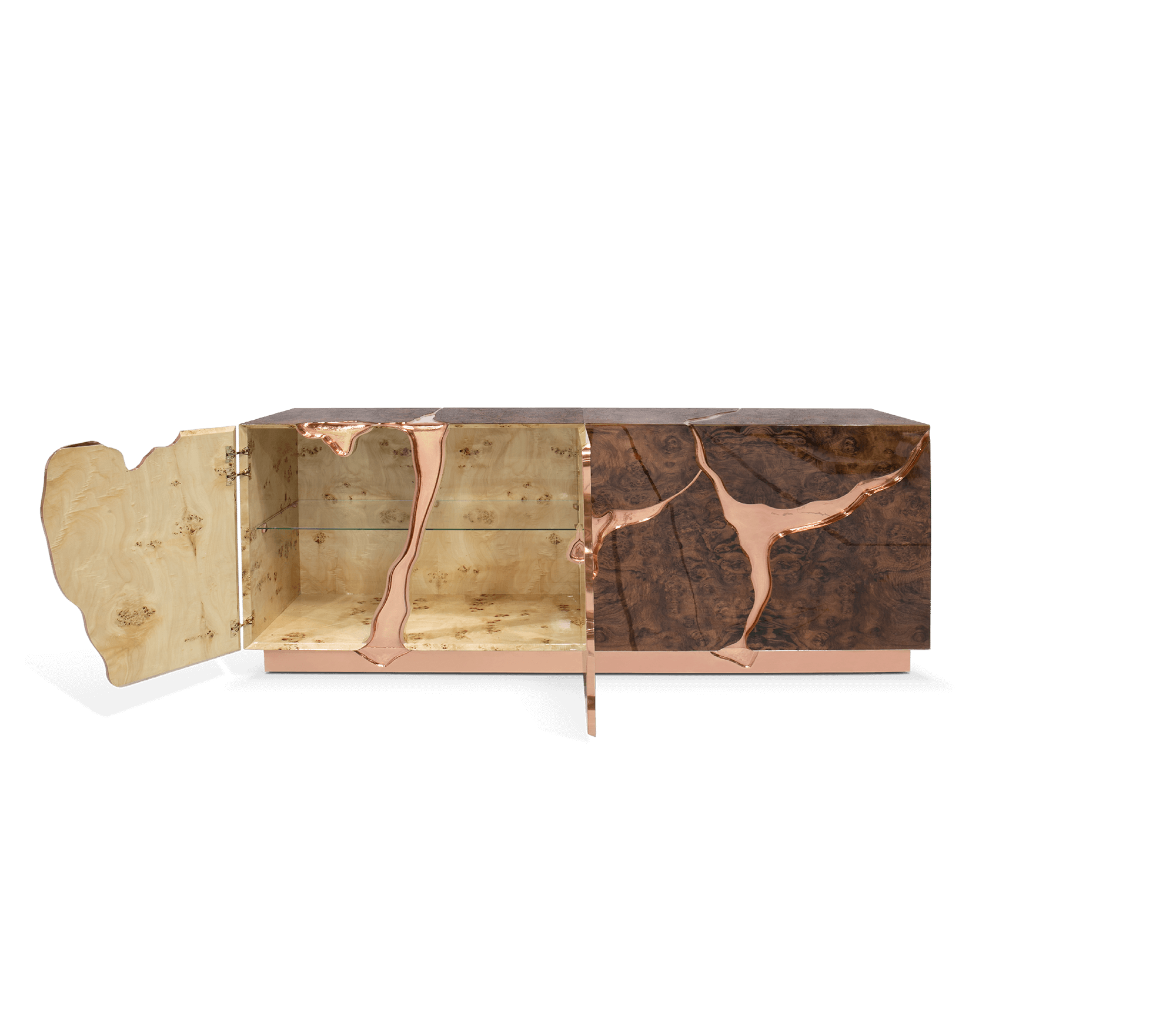 Тумба Fissure Rose Gold