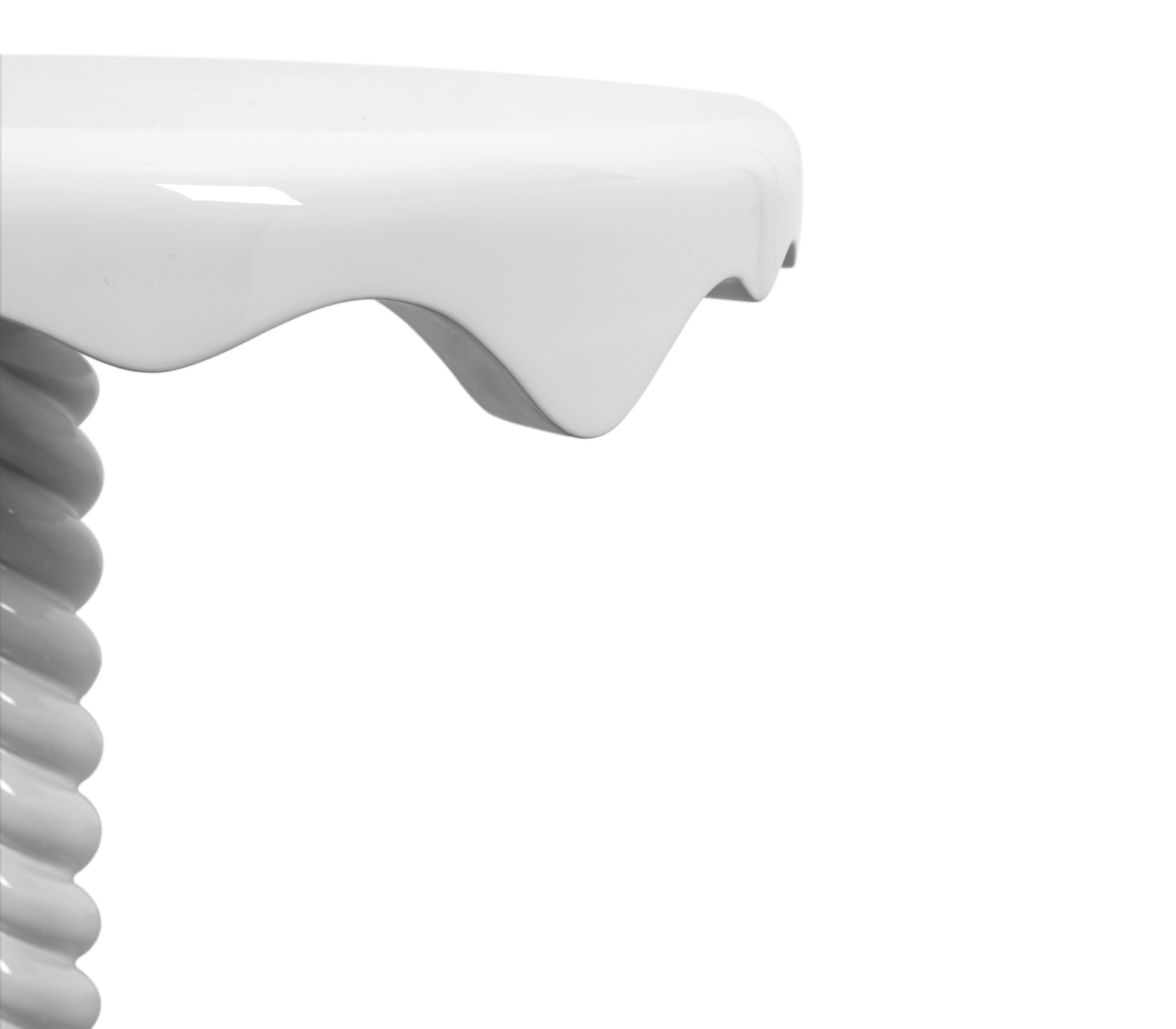 Приставной столик Pearl White