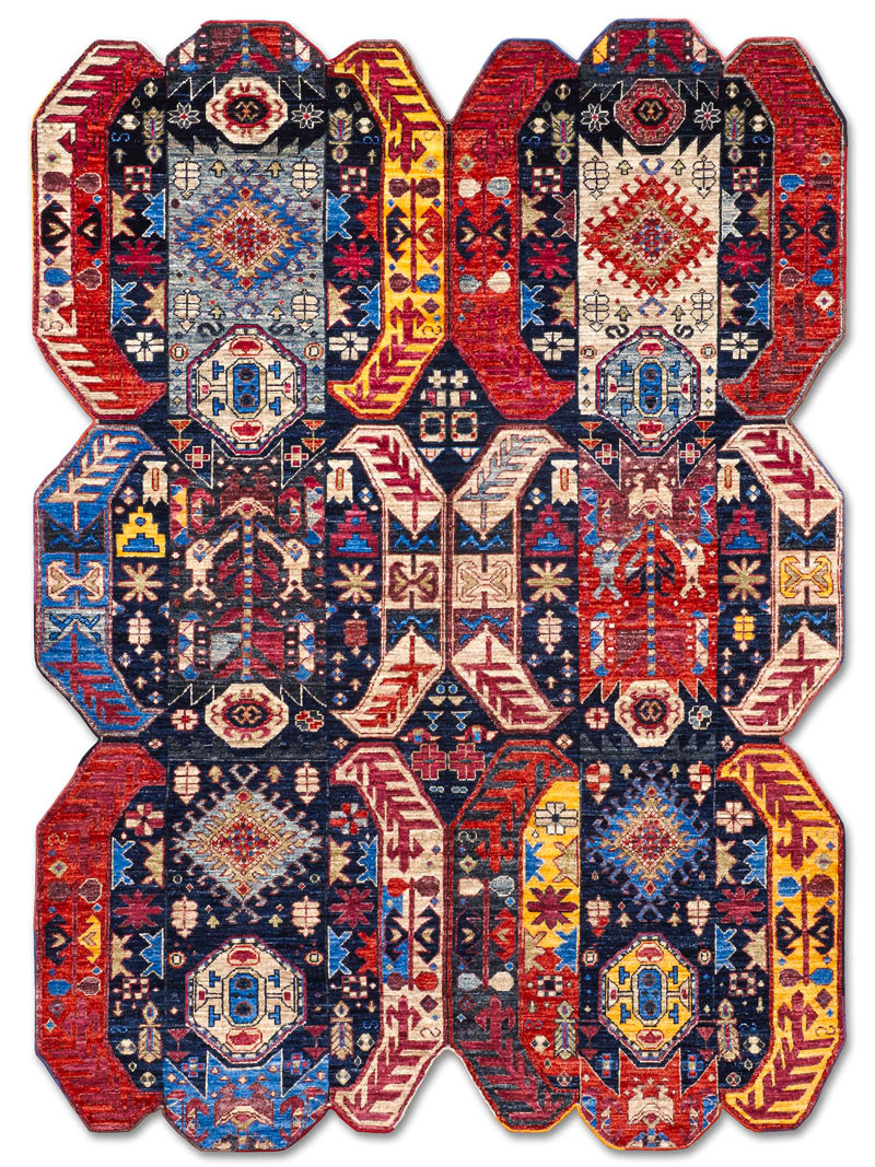 Премиальный ковер ручной работы Multishape
