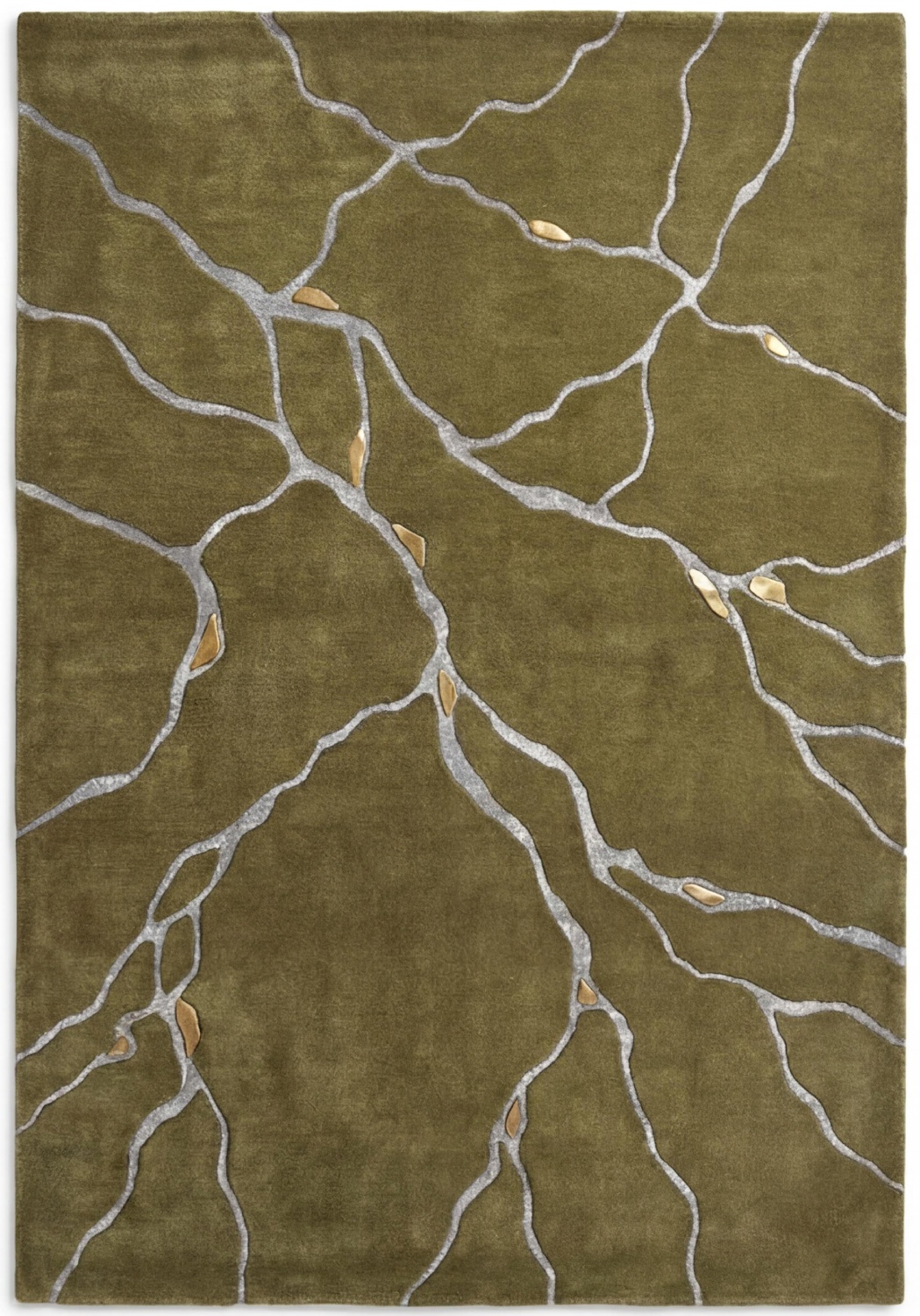Килим авторський Vein Marble Olive
